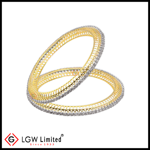 Diamond Single Line Bangle