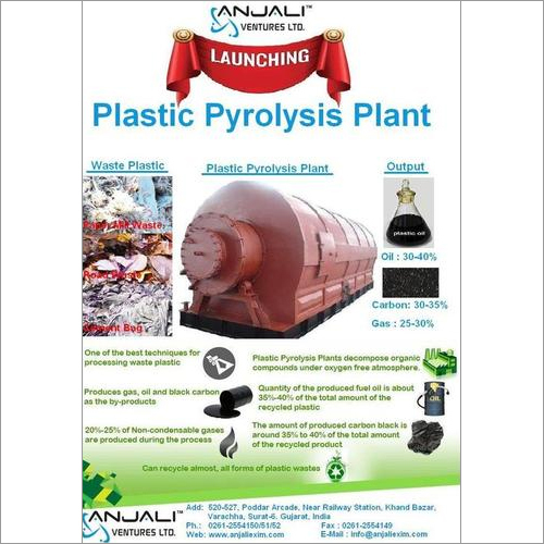 Waste Plastic Pyrolysis Plant