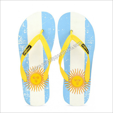 Freetoes Argentina Blue Flip Flops
