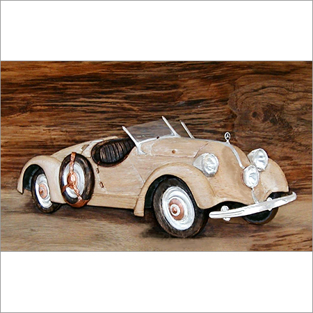 Wooden Model Race Car