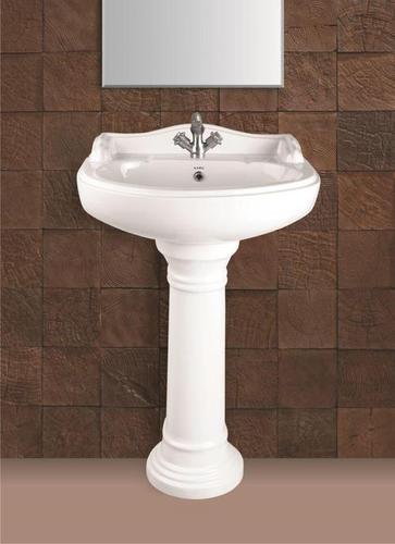 wash hand basin and pedestal