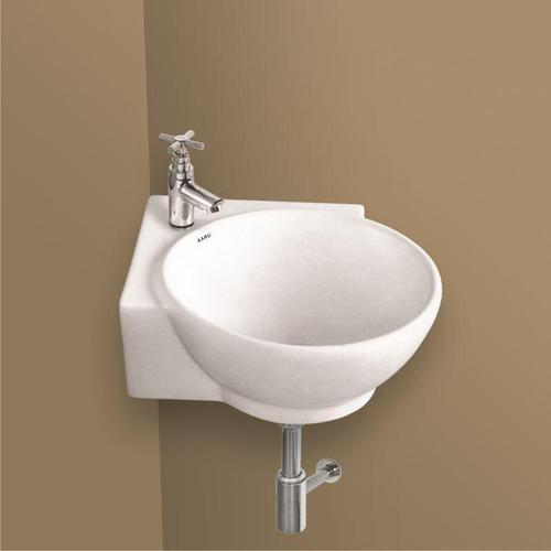 Corner wash basin
