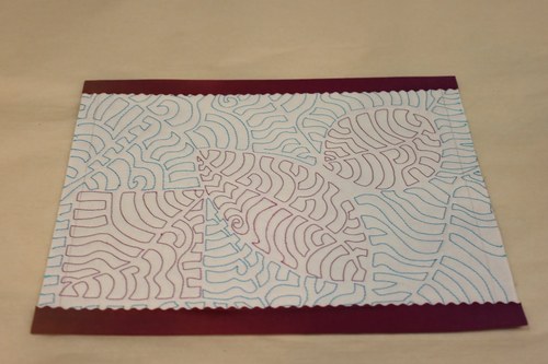 FUSED MAT - Polyester, 12x18 Inches, Burgundy | Durable, Easy Cleaning, Lightweight, Slip Resistant, Stylish Design, Versatile Use, Water Resistant