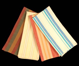 Kitchen Napkins - Cotton, 17x17 Inch, Multicolor | Absorbent, Durable, Soft, Disposable, Bulk Pack, 100 Count