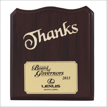 Promotional Wooden Trophy