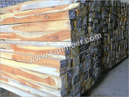 Square Teak Wood Log