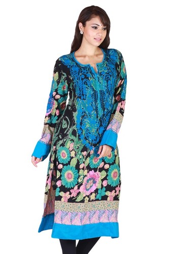 Georgette with rich embroiedary