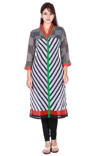 Chiffon with latest print