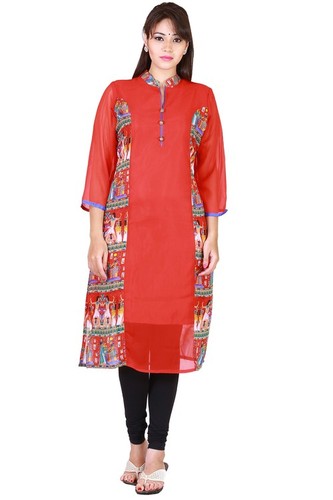 Chiffon with latest khatak digital prints