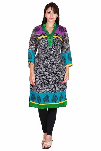 Rich Georgette with Digital Print and trims