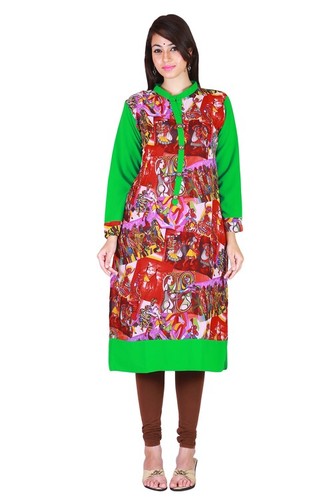 Rich chiffon with Digital Print and trims