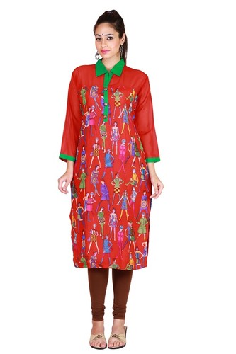 Rich Georgette with Digital Print