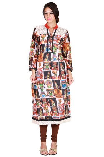 Chiffon with latest khatak digital prints