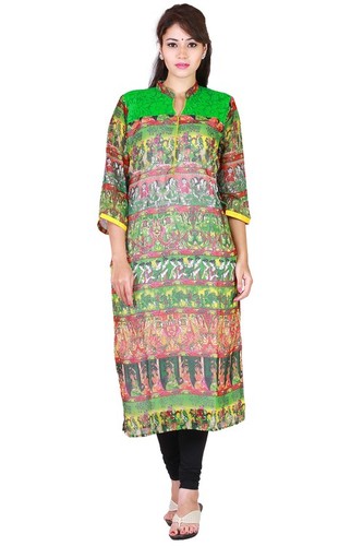 Rich Georgette with Digital Print