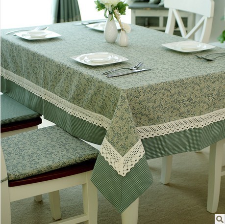 Table Cloth - Polyester Blend, 60x120cm, Green | Table Protection, Easy Cleaning, Elegant Design