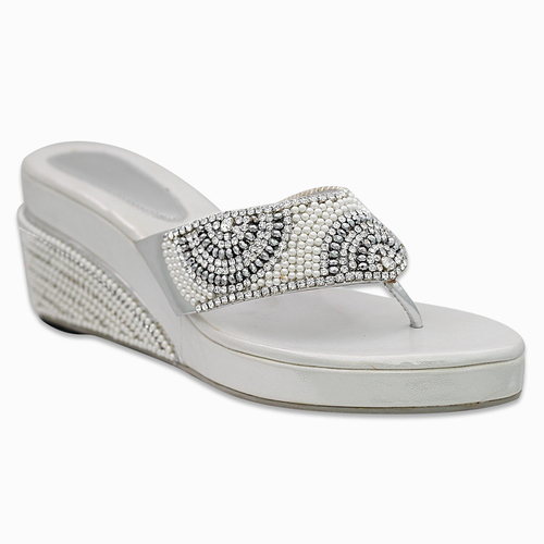 Handmade Designer Silver Sandal