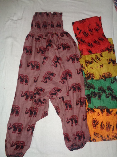Multi Color Cotton Printed Aladin Harem Pants 100 Pcs