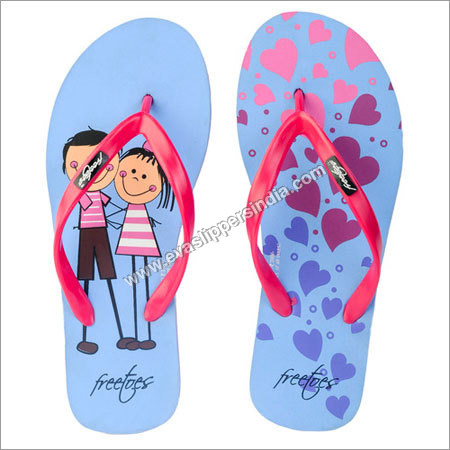 Freetoes Couple Blue Flip Flops