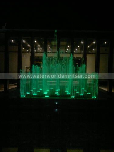 Flash Light Water Fountains