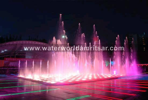 Flash Light Outdoor Fountains