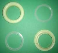 Plastic Curtain Eyelets(rings 2) - Color: White And Trasnparent