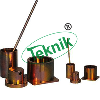 Aggregate Crushing Value Apparatus - Heavy Gauge Steel, 150mm Internal Dia X 130 To 140mm Height, Galvanized Or Powder Coated, Ideal For Laboratory Tests