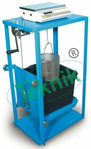 Specific Gravity Density Apparatus Equipment Materials: Ms/ss