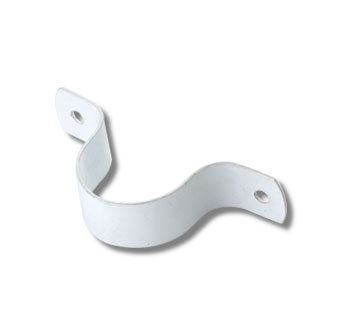 White Upvc Clamps