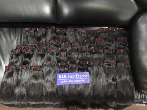 Black 1B Raw Weft Human Hair