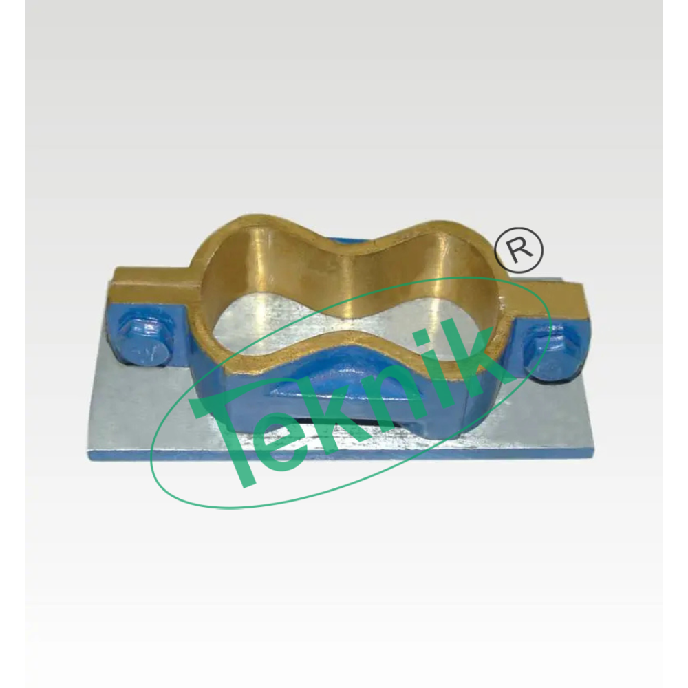 Briquette Mould - Gun Metal, Two-Part Split Design for Cement Casting | Includes Steel Base Plate & Two Thumb Screws for Easy Assembly