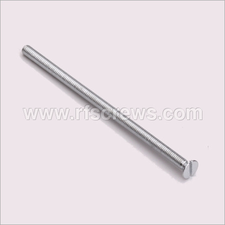 SS CSK Slotted Screw