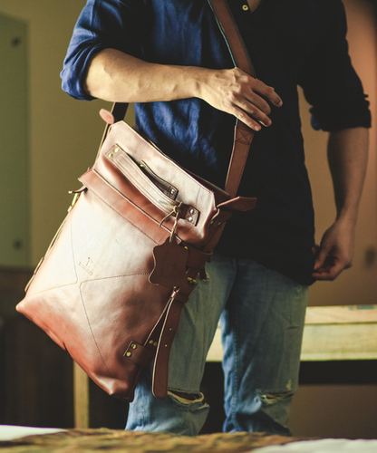 Mens Fashion Leather Bag