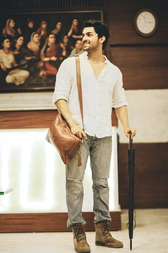 Mens Leather Shoulder Bag