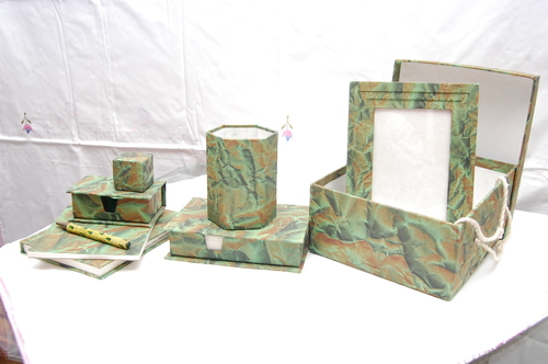 An Office Gift Set in Handmade Paper