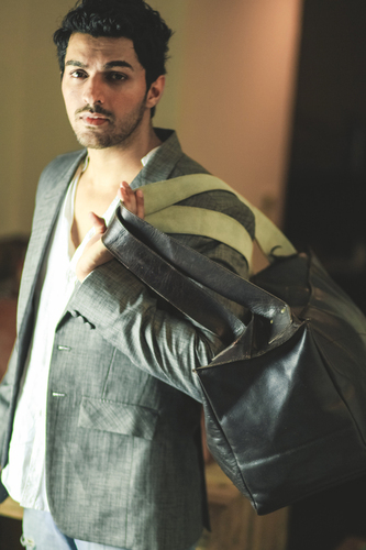 Leather Gym Bag
