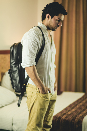 Leather School Bag