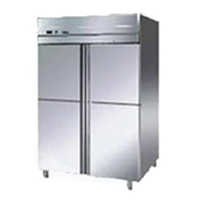 4 Door Commercial Refrigerator - Stainless Steel, 72" X 32" X 78" | Rust Proof Body, Hermetic Compressor, Swing Door