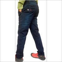 Dark Blue Silky Lycra Jeans