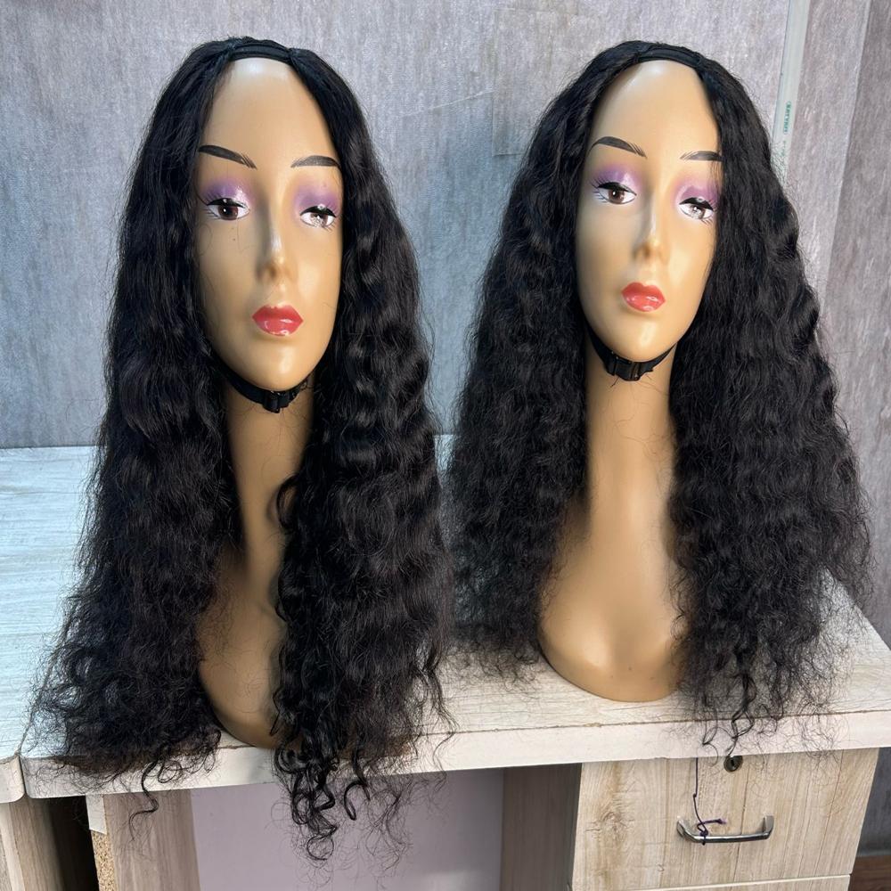 Curly Hair Lace Wigs - Color: Natural