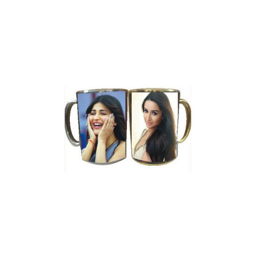 Full Golden and Silver metallic mugDS-186