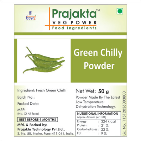 Green Chilly Powder