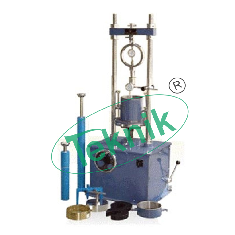 California Bearing Ratio Test Apparatus - Color: Blue Silver
