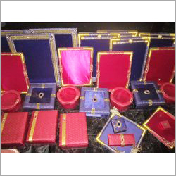 Blue and Pink Theme - Velvet and Cardboard, Varied Sizes, Blue and Red | Elegant Design, Durable Material, Secure Lid Hinge, Velvet Lining