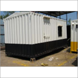 Portable Cabins - MS Roof & Wall, Robust Build, Rust Proof Finishing, Easy Installation