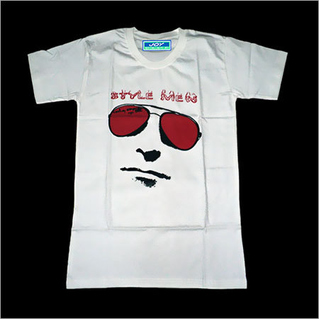 Round Neck Printed T Shirts