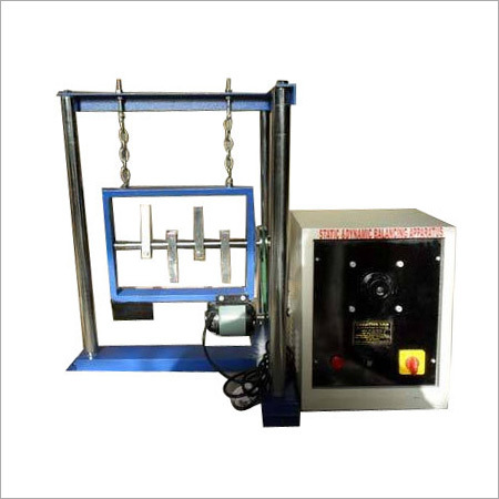 Static Dynamic Balancing Apparatus - Steel Frame, 300 Mm Rotor Diameter, 0.5 Hp Motor | Precise Balancing, Vibration Analysis, Quality Control, Easy Operation