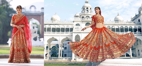 HEAVY DESIGNER BRIDAL LEHNGA