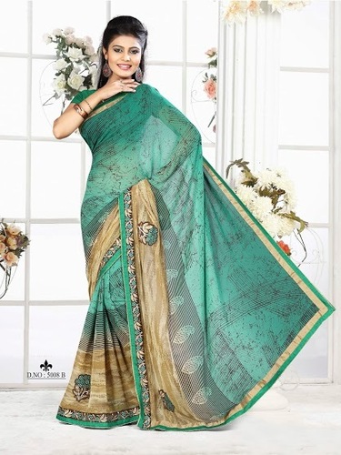 georgtte printed sarees