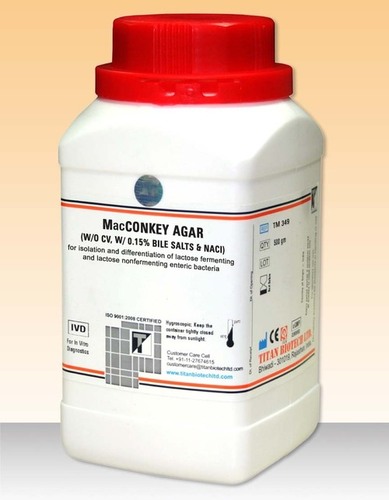 Macconkey Agar (W/o Cv, W/ 0.15% Bile Salts & Naci)