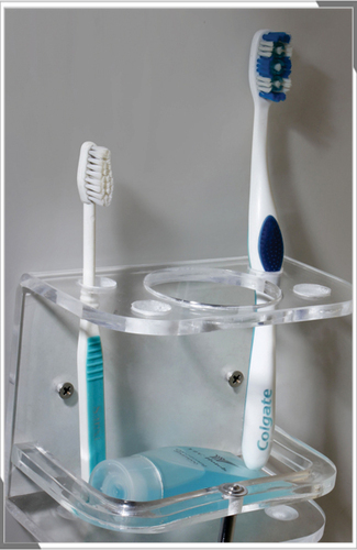 Fancy Acrylic Toothbrush Holder Size: Customized